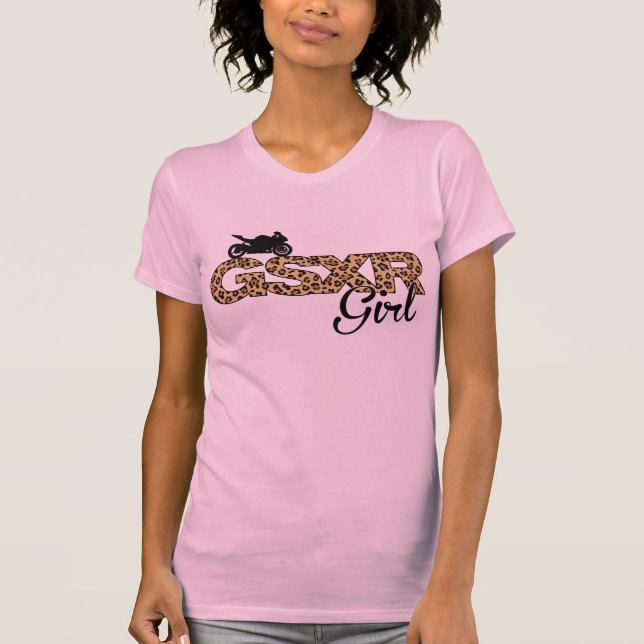 Camiseta GSXR chica ()/paseo del frente como un chica (Anverso)