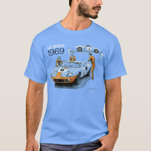 Camiseta GT40s en Le Mans 1969