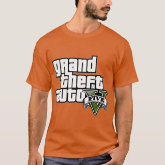 Camiseta GTA5LOGOCLASSICTSHIRTCOPY retro