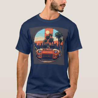 Camiseta GTA 5: Logotipo mecánico redondo