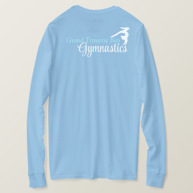 Camiseta GTbay Gymnastics Crewneck *Diseño oscuro* (Reverso del diseño)