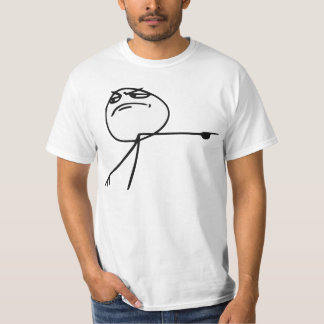 Camiseta GTFO salen de la cara Meme cómico de la rabia del