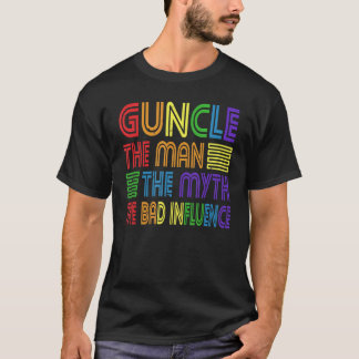 Camiseta Gtío El Hombre Mito Influencia Mal Gay Tío Godfat
