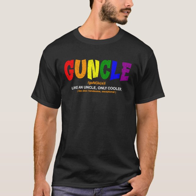 Camiseta Gtío Orgullo Arcoiris Apoyo Lgbtq Para Hombres Muj (Anverso)