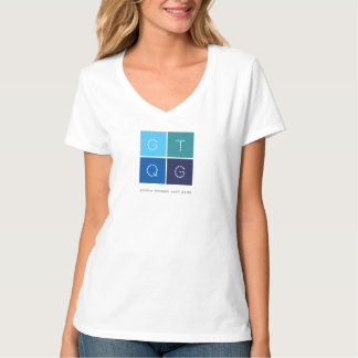 Camiseta GTQG Mujeres V-Neck Tee