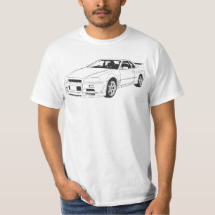 Camiseta GTR de Nissan Skyline R34
