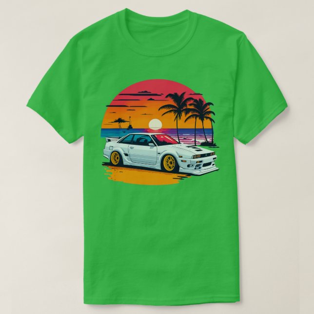 Camiseta Gtr de skyline nissan blanco (Diseño del anverso)