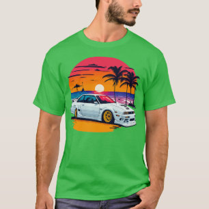Camiseta Gtr de skyline nissan blanco