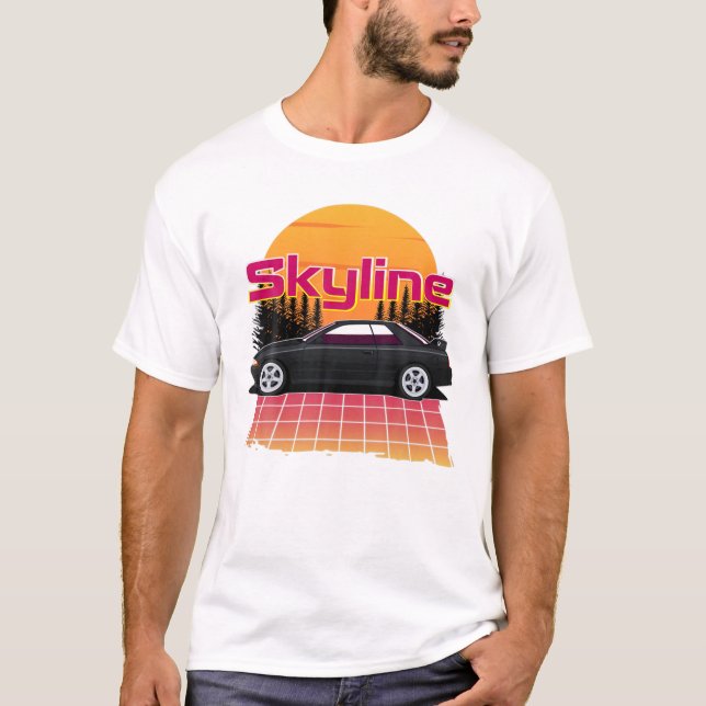 Camiseta Gtr Skyline 1990 (Anverso)