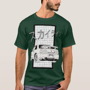 Camiseta GTR SkylineStyle Kanji