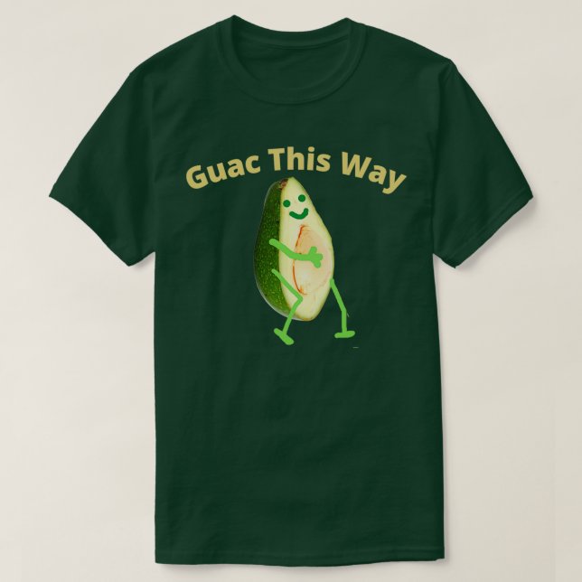 Camiseta Guac Así Aguacamole (Diseño del anverso)