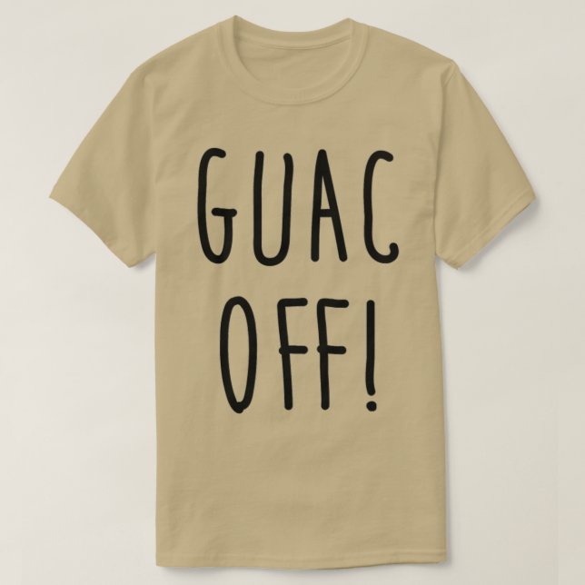Camiseta Guac de 1 (Diseño del anverso)
