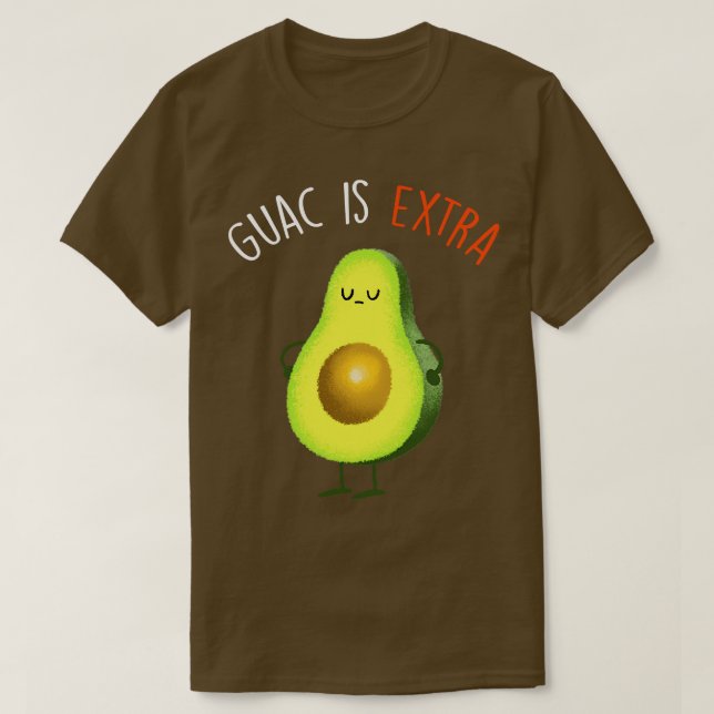 Camiseta Guac es extra (Diseño del anverso)