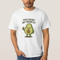 Guac Mi Mundo. Cute Funny Kawaii Aguacate Pun