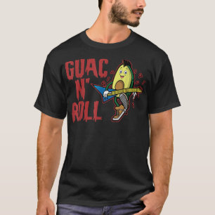 Camiseta Guac N Roll, Guacamole Sagrado, Aguacate Gracioso