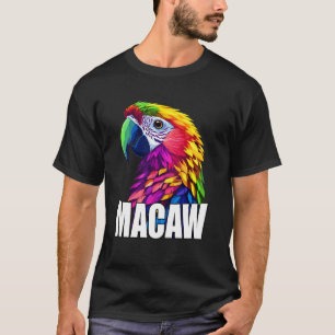Camiseta Guacamayo Colorido Amante de las Aves de la Selva