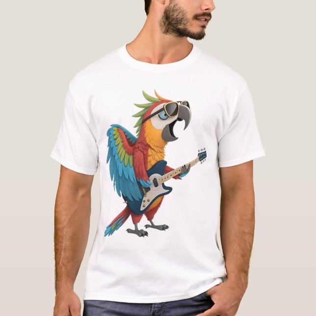 CAMISETA GUACAMAYO ROCKSTAR (Anverso)