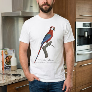 Camiseta Guacamayo rojo y verde, Ara chloropterus