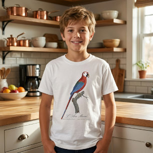 Camiseta Guacamayo rojo y verde, Ara chloropterus
