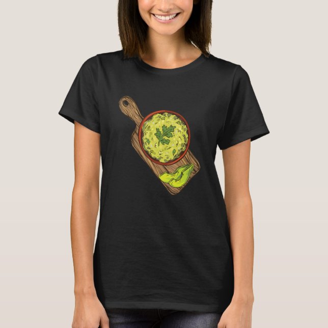 Camiseta Guacamole Aguacate Mayo Vegan Food Guac Limes 12 (Anverso)
