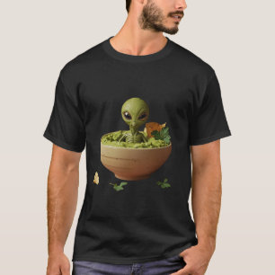 Camiseta Guacamole Alien – Arte Divertido de Dip de Aguacat