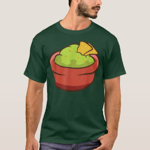 Camiseta Guacamole Con Nacho Chips Amor Guacamole