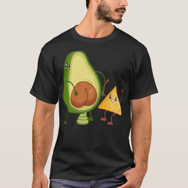 Camiseta Guacamole de aguacate con tortilla (Anverso)