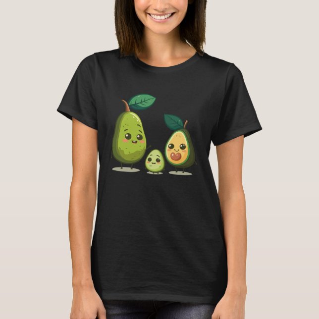 Camiseta Guacamole Mom Avocado  Vegetarian Vegan Mothers Da (Anverso)