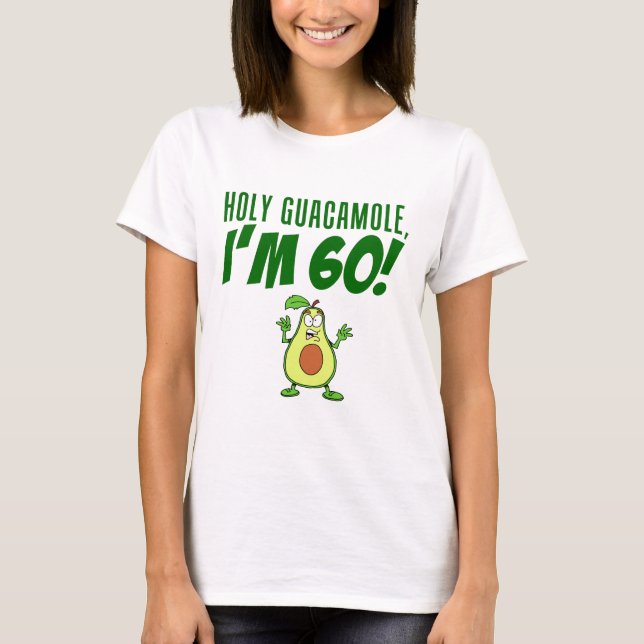 Camiseta Guacamole santo soy aguacate de 60 dibujos (Anverso)