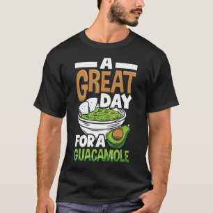 Camiseta Guacamole un gran día de comida aguacate vegan