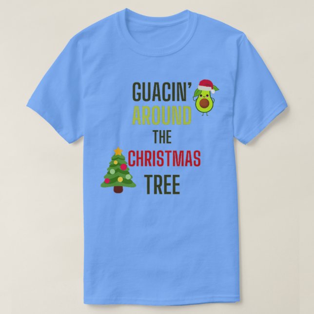 Camiseta Guacinx27 Alrededor Del Árbol De Navidad (Diseño del anverso)