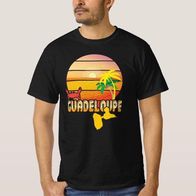 Camiseta Guadeloupe idee cadeau gwada 971 (Anverso)