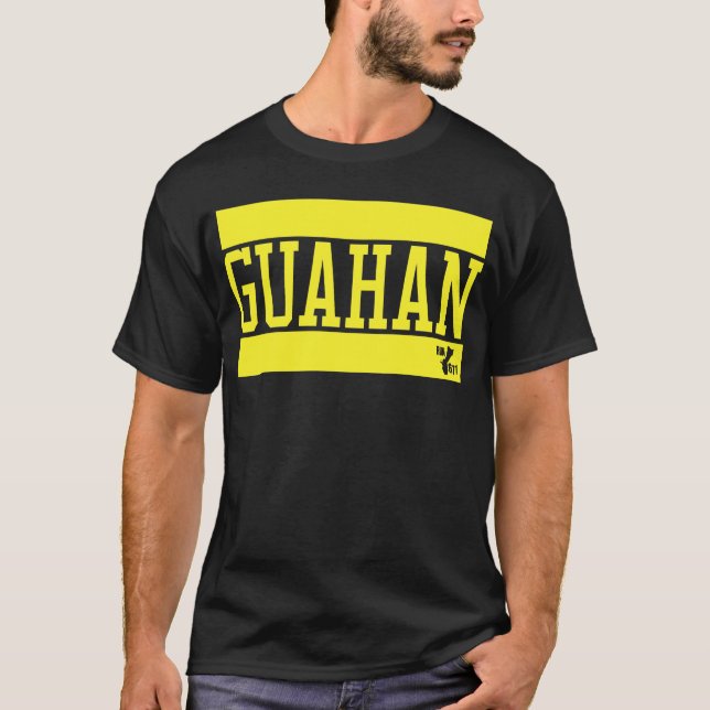 Camiseta GUAM CORRE 671 barras de Guahan (Anverso)