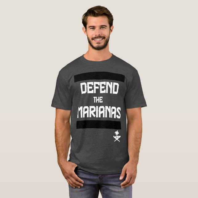 Camiseta GUAM CORRE 671 defiende las Mariana (Anverso completo)