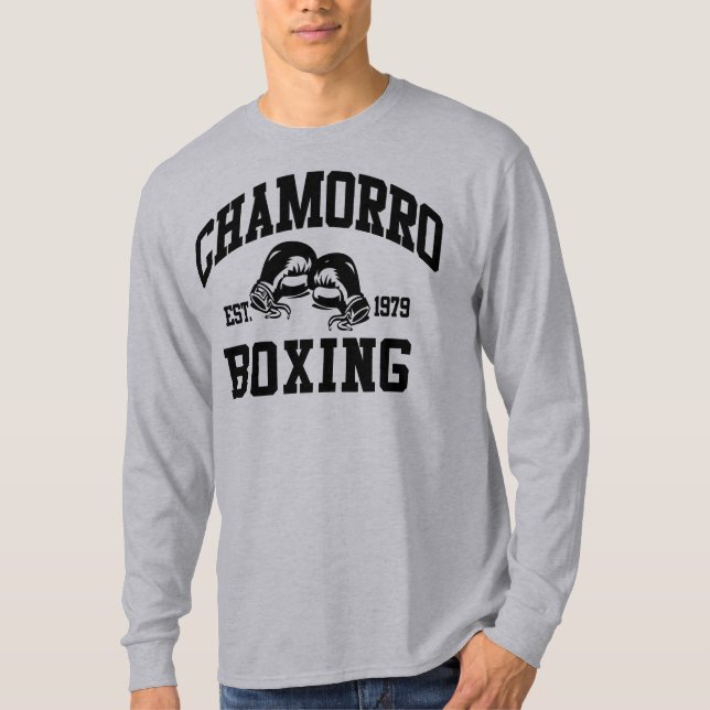 Camiseta GUAM CORRE el boxeo de 671 Chamorro (Anverso)