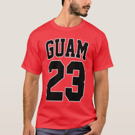 Camiseta GUAM FUNCIONA CON a la superestrella 23 del