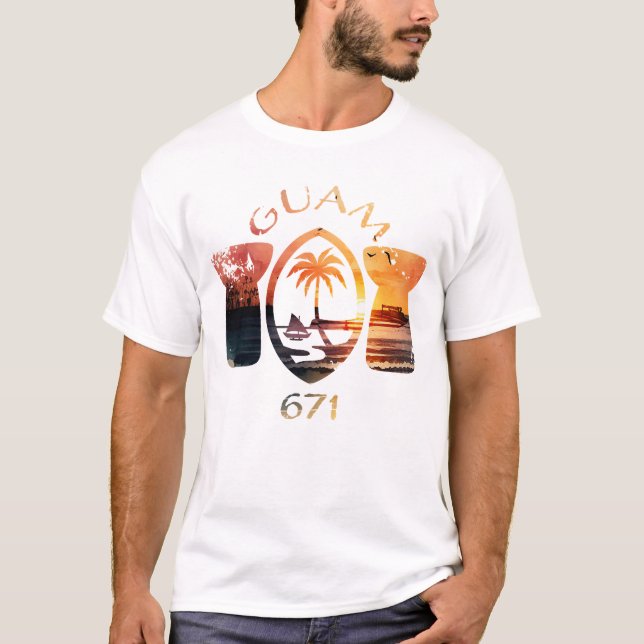 Camiseta Guam Latte Stones (Anverso)