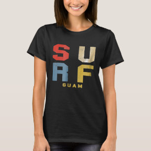 Camiseta Guam Shirt Retro Vintage Surfing Tee