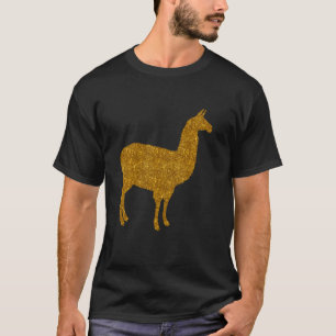 Camiseta Guanaco Para Mujeres Chica Alpaca Camel Llama
