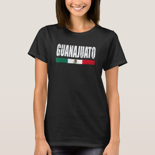 Camiseta Guanajuato Mexico Mexican Flag State (Anverso)