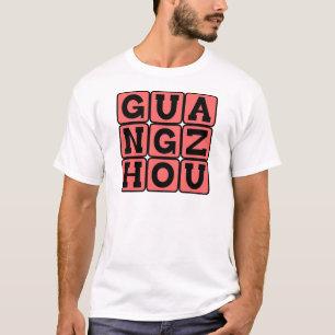 Camiseta Guangzhou, Cantón, Ciudad en China