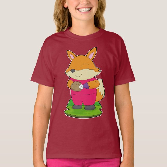 Camiseta Guante de béisbol de Fox (Anverso)