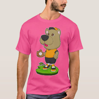 Camiseta Guante de beisbol de perro