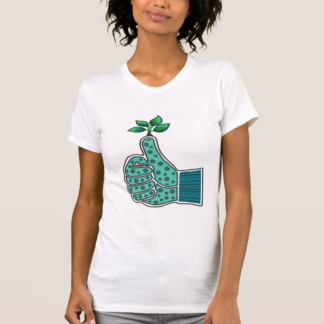 Camiseta Guante que cultiva un huerto del aficionado a la (Anverso)