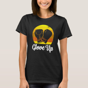 Camiseta Guante Retro Mujeres Boxeo Mami Deportes Amor