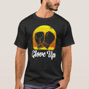 Camiseta Guante Retro Mujeres Boxeo Mami Deportes Amor