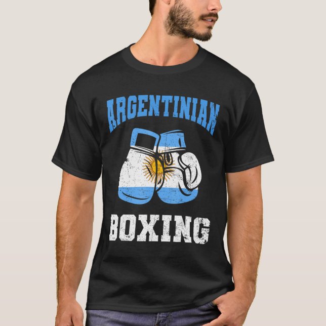 Camiseta Guantes argentinos de boxeo (Anverso)