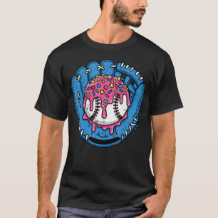 Camiseta Guantes de béisbol Helado goteo Mitt Deportes Homb