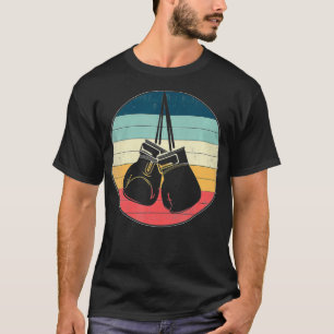 Camiseta Guantes de boing retro contra el entrenador de dep