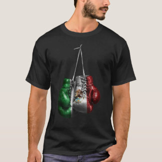 Camiseta Guantes de boxeo - Bandera de México 464